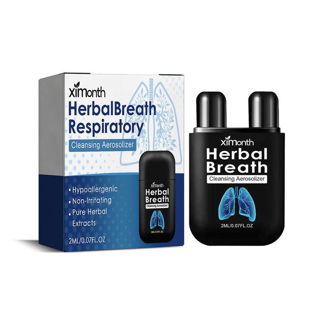 Zgwelt Herbal Breathe Aerosolizer til lungerensning, Respiratorisk rensende aerosolisator, Kraftig lungestøtte, Lungerensningsspray 2pcs on Productcaster.