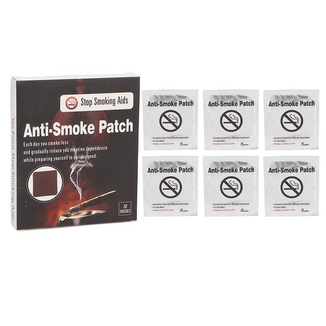 Xbedy 30pcs Stop Smoking Aid Patch Safety Herbal Extract Quit Smoking Stickers for Health CNO.087777 on Productcaster.