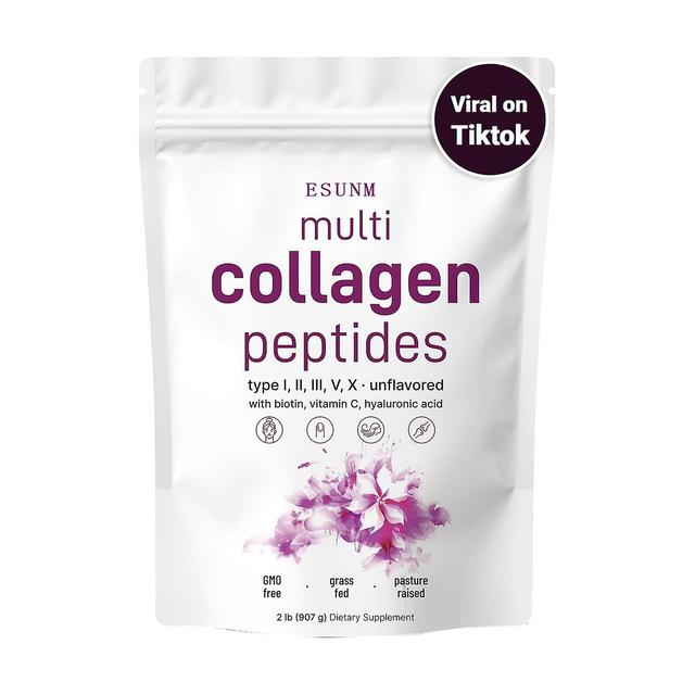 Zjrui Multi Collagen Protein Powder, Multi Collagen Peptides Powder, Type I,II,III,V,X with Biotin, Hyaluronic Acid, Vitamin C - Unflavored, Keto &... on Productcaster.