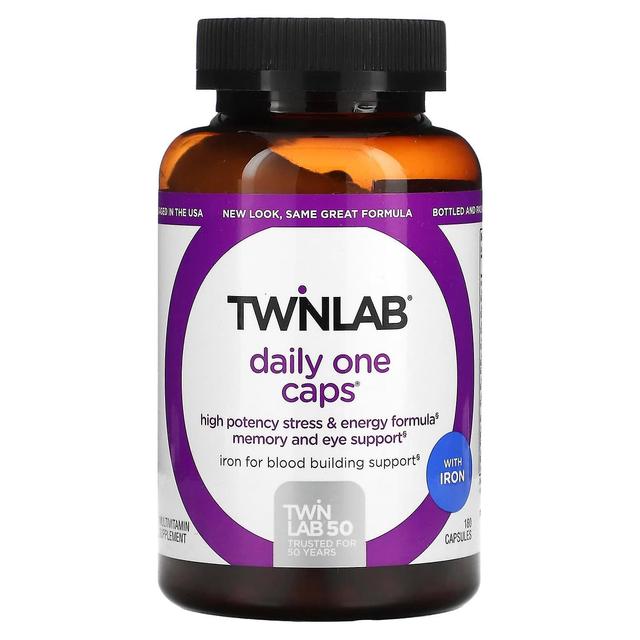 Twinlab, Daily One Caps, With Iron, 180 Capsules on Productcaster.