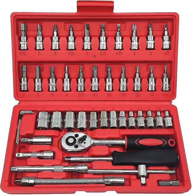 Szxs Cle A Douille,46 Pcs Jeu,coffret Cliquet, Coffret Outils Mecanique,utilis Pour on Productcaster.