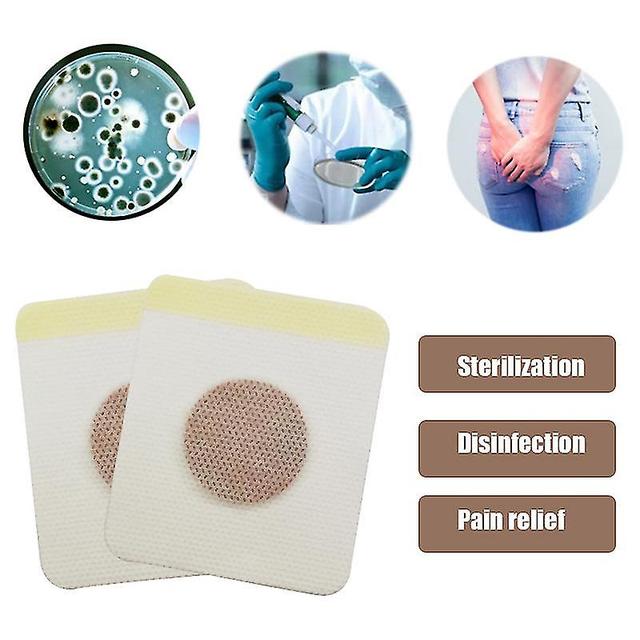 8pcs Hemorrhoid Patch poderoso tratamento Fissura anal Crack interno e externo pasta Hemorroidas umbigo para a saúde do corpo on Productcaster.