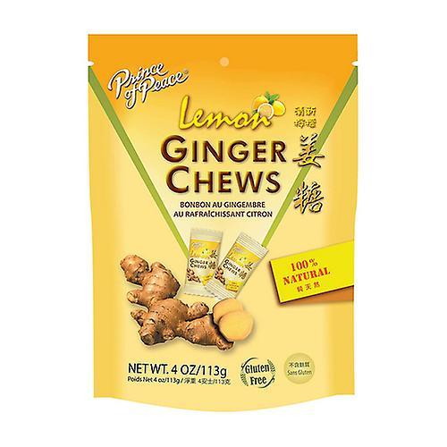 Prince Of Peace Ginger Chews, Lemon 4 Oz (Pack of 3) on Productcaster.