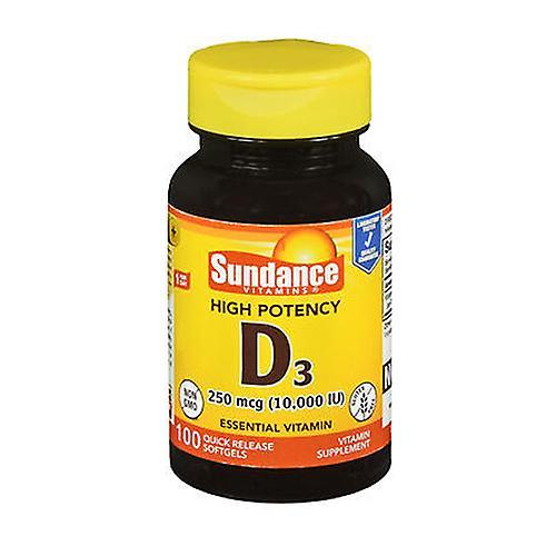 Sundance Vitamina D3,10,000 UI,100 Cápsulas Blandas (Paquete de 1) on Productcaster.