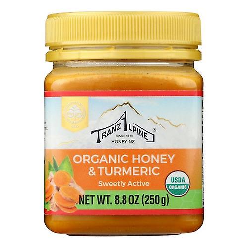 Tranzalpine Organic Honey with Turmeric, 8.8 Oz (Case of 3) (Pack of 1) on Productcaster.