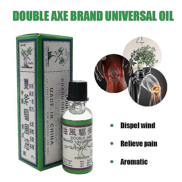 christina show Double Axe Balm Refreshing Oil For Headache Dizziness Natural Medicinal Oil Rheumatism Abdominal Pai on Productcaster.