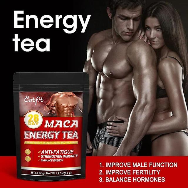 Catfit Herbal Maca Tea Tonifying Kidney Male Function Product Improving Anti-fatigue Tonic Itemhuamade Huamade 7pcs on Productcaster.