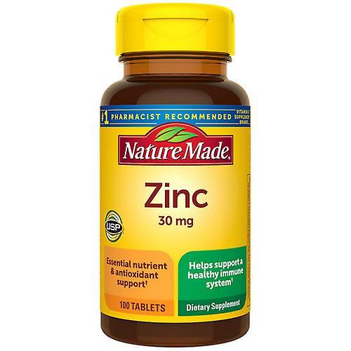 Nature Made Natur lavet zink, 30mg, 100 Faner (Pakke med 6) on Productcaster.