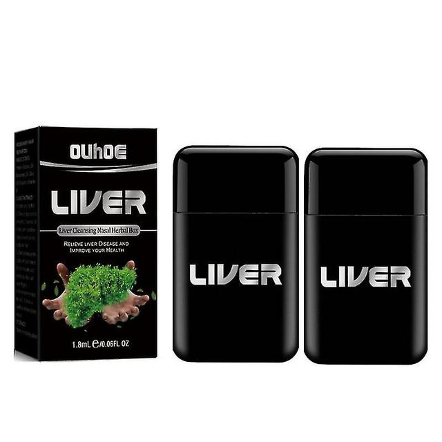 2pcs Nasal Wake Up Liver Cleaning Lung Cleanse Liver Herbal Box Cleansing Nose Box on Productcaster.