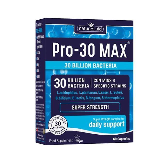 Natures Aid Bio360 PRO-30 Max (30 Billion Daily Probiotic), 60 Capsules on Productcaster.