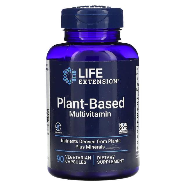 Life Extension Livsförlängning, växtbaserat multivitamin, 90 vegetariska kapslar on Productcaster.