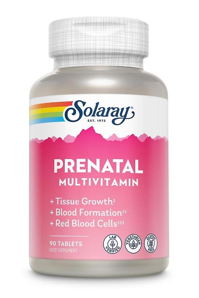 Solaray prenataalinen multivitamiini 90-luku on Productcaster.