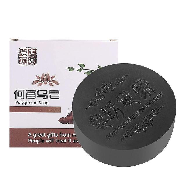 He Shou Wu Savon Croissance des cheveux, Cheveux noirs et épais Fallopie Multiflora Shampooing He Shou Wu Shampooing Savon, He Shou Wu Extrait Sham... on Productcaster.