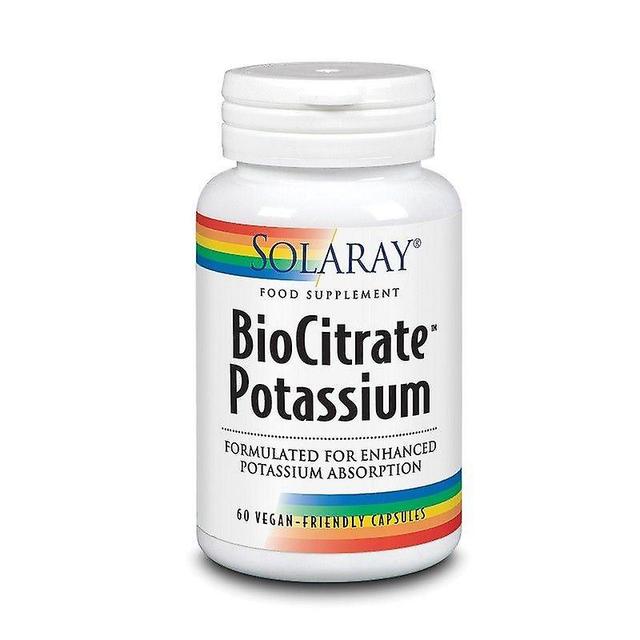 Solaray BioCitrate Potassium 99mg Capsules 60 (86810) on Productcaster.