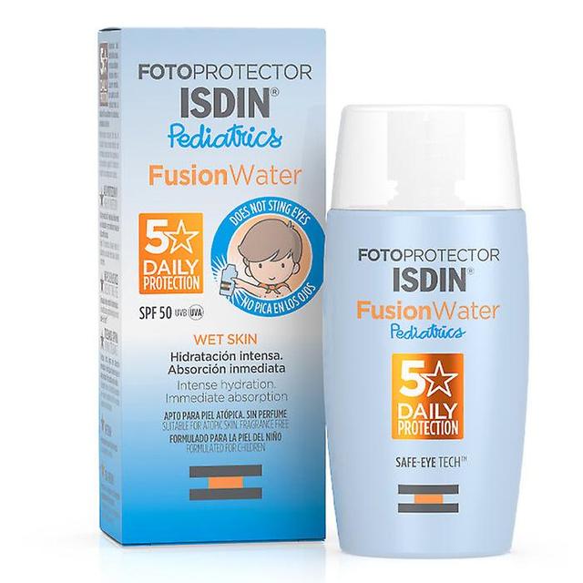 Isdin fotoprotector pediatrics fusion water spf50 50ml on Productcaster.