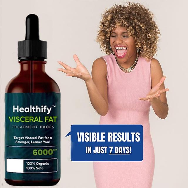 Healthify Visceral Fat Treatment Drops, Belly Fat Burner Drops To Lose Stomach Fat Weight Loss on Productcaster.