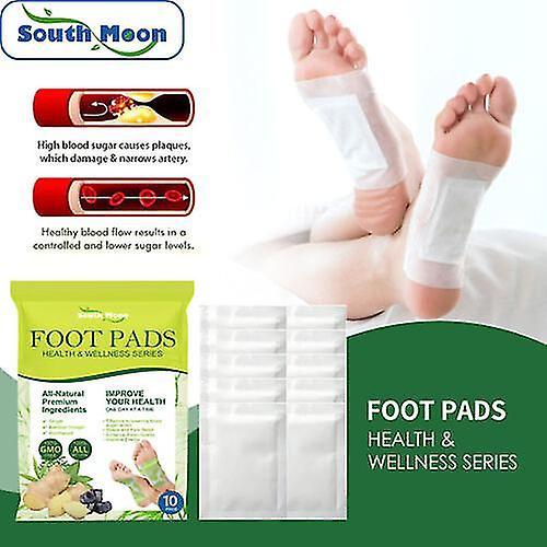 70% Off-70pcs Natural Herbal Detox Foot Patches Pads Body Toxins Feet Slimming Deep-cleansing Reduce Blood Sugar Foot Pads 10PPcs on Productcaster.