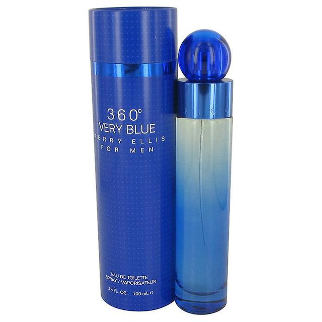 Perry Ellis 360 Very Blue Eau De Toilette Spray By Perry Ellis 3.4 oz Eau De Toilette Spray on Productcaster.