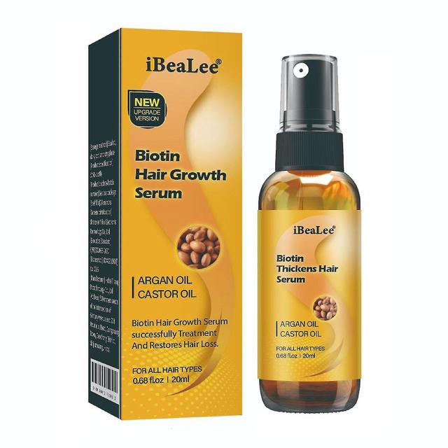 Biotina Spray de Crescimento Capilar 20ml Cabelo Forte e Forte Massageando o Couro Cabeludo Denso E Sólido Cabelo Evitar-Perda Solução Nutritiva on Productcaster.