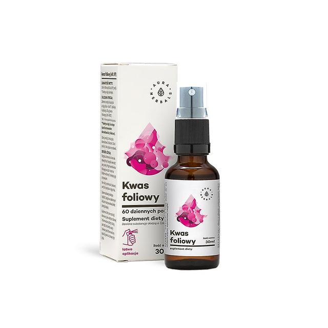 Aura Herbals vitamin b9 forte (folic acid) 30 ml BI2616 on Productcaster.