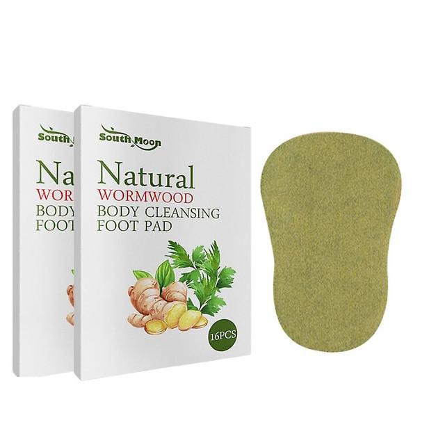 32pcs Detox Foot Patches Pads Natural Herbal Wormwood Artemisia Argyi Feet Body Toxins Cleansing Relieve Stress Help Sleeping on Productcaster.