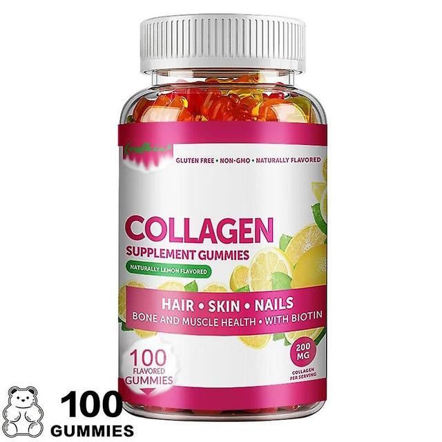 Vorallme Natural Collagen Gummies - With Biotin, Zinc, Vitamins C & E 100 Gummies on Productcaster.