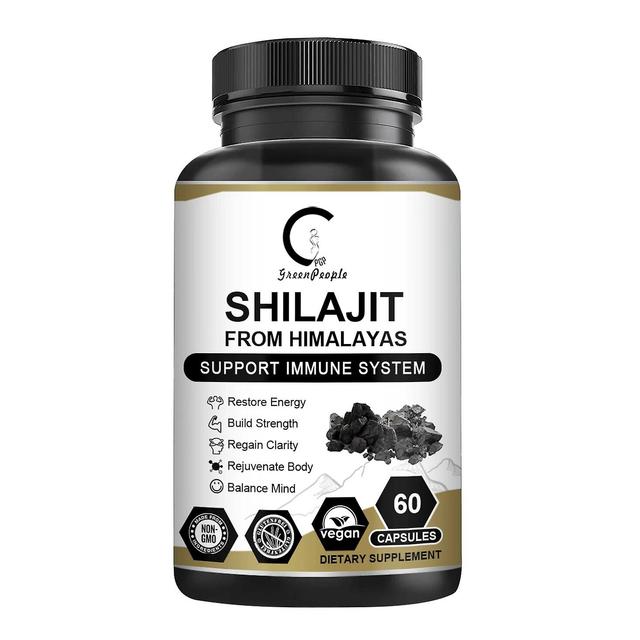 Hikig Shilajit Capsule Rich in Humic acid Fulvic Acid &Trace Minerals Complex Absorption For Sterility &Impotency 60pcs on Productcaster.