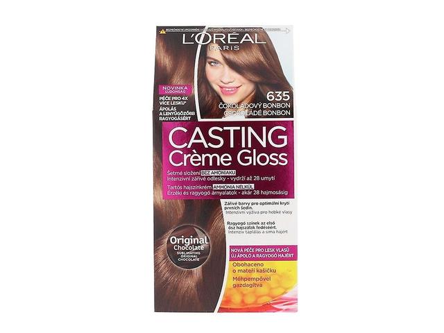 L'Oréal Paris - Casting Creme Gloss 635 Chocolate Bonbon - For Women, 48 ml on Productcaster.