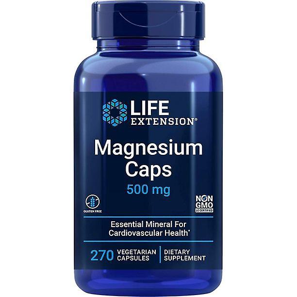 Cápsulas de magnesio Life Extension 500mg, 270 cápsulas vegetarianas on Productcaster.