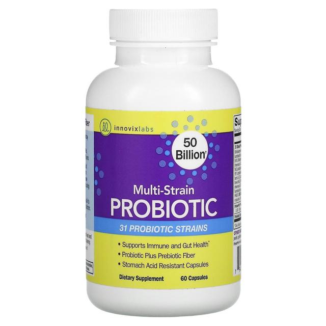 InnovixLabs, Multi-Strain Probiotic, 50 Billion, 60 Capsules on Productcaster.