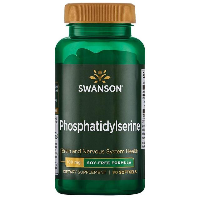 Swanson fosfatidylserin sojafri Formel 100 mg 90 Softgels on Productcaster.