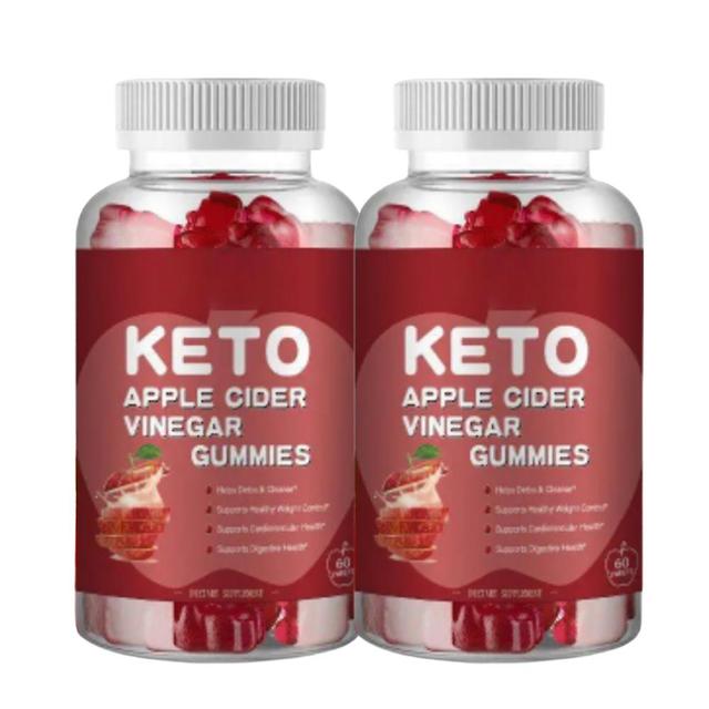 60 sunde vægttab gummier æblecidereddike Keto gummies 2stk on Productcaster.