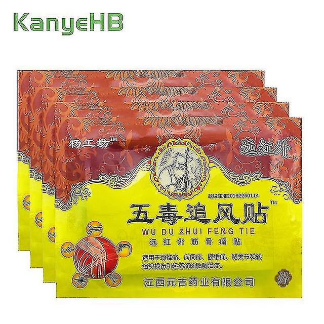 32pcs Chinese Herbal Pain Relief Patches Self-heating Medical Plaster Knee Joint on Productcaster.