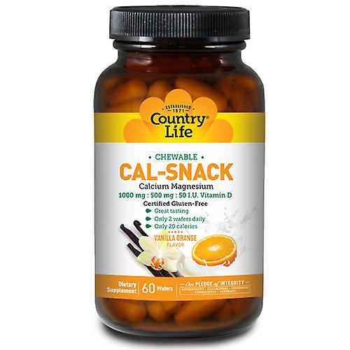 Country Life Cal Snack NF, 60 Wafers (Pack of 4) on Productcaster.