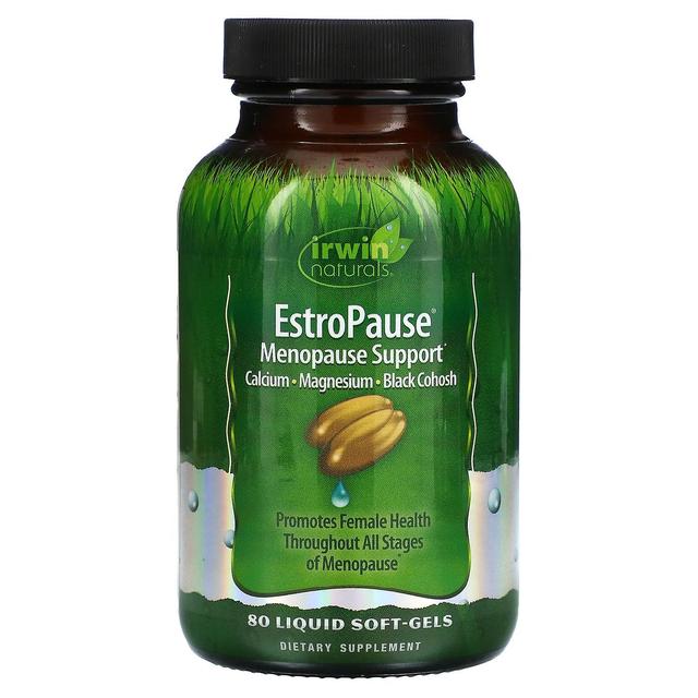 Irwin Naturals, EstroPause, Suporte à Menopausa, 80 Soft-Gels Líquidos on Productcaster.