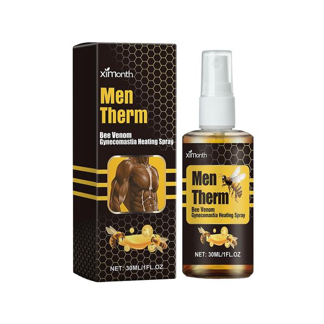 Antbaba Men Therm Bee Venom, Rafforza I Muscoli Del Torace Olio Di Veleno D'api, Mentherm Bee Venom Ginecomastia Olio Riscaldante Spray 2pcs on Productcaster.