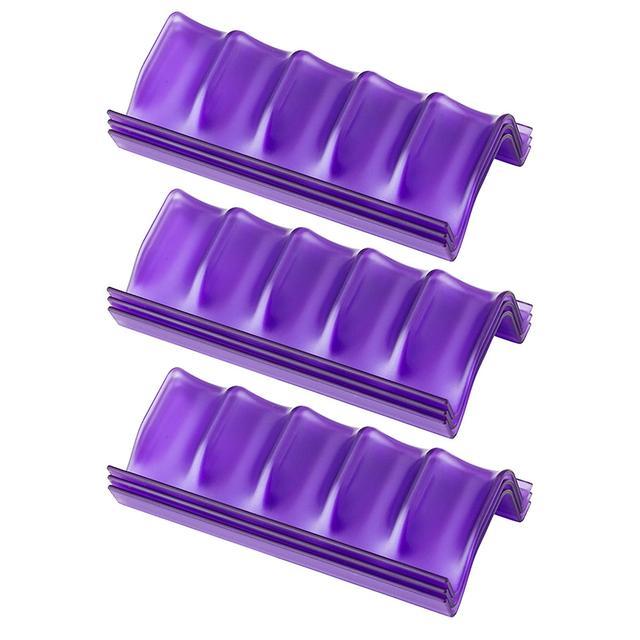 unbrand 3pcoil Holders Essential Oils Storage Shelf Expandable Spice Oils Bottles Racks Purple on Productcaster.