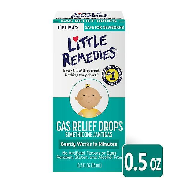 Little Remedies Pequenos remédios gotas de alívio de gás, sabor de frutas, seguro para recém-nascidos, 0,5 fl oz on Productcaster.