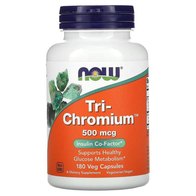 NOW Foods, Tri-Chromium, 500 mcg, 180 Veg Capsules on Productcaster.