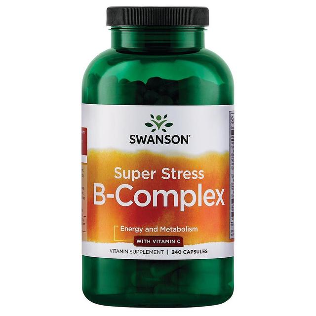 Swanson Super Stress B-Complex avec vitamine C 240 capsules on Productcaster.