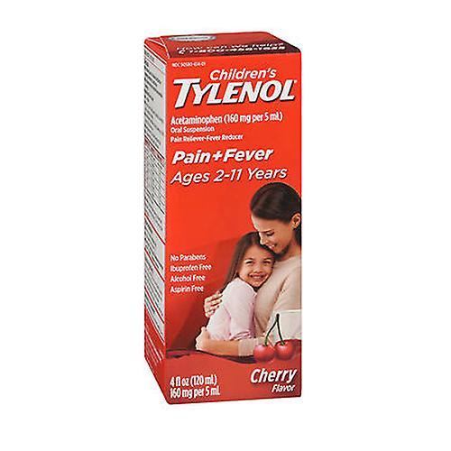 Tylenol Childrens Oral Suspension, Cherry Blast 4 Oz (Pack of 1) on Productcaster.