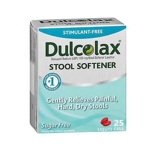 Dulcolax Stool Softener Liqui Gels To Relieve Constipation, 25 ct (Pack of 1) on Productcaster.