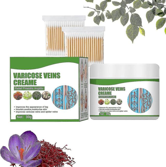 Varicose Vein Cream, Varicose Vein Cream For Legs, Cremevital Varicose Veins Cream, Eliminate Varicose Veins And Spider Veins,relieve Pain 3PCS on Productcaster.