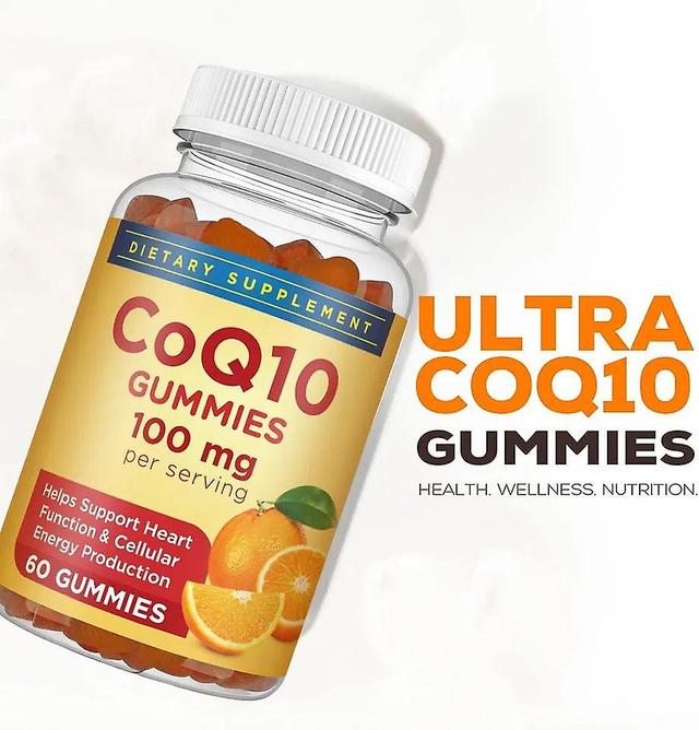 1-pack Vitamin 100 Vitamin Co-10 Gummies Heart Co-q10 Natural Antioxidant Dietary Supplement 3PCS on Productcaster.