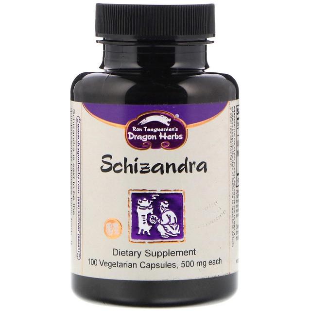 Dragon Herbs Erbe del drago, Schizandra, 500 mg, 100 capsule vegetariane on Productcaster.