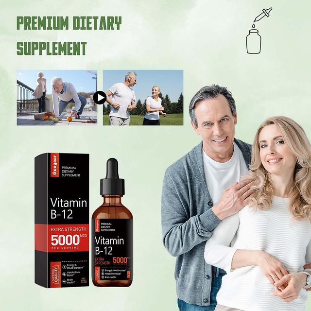 Ofocase Health Supplement Vitamin B 12 Drops, Vitamin B12 Liquid Drops, Methylated B 12 for Mood & Energy Booster, Metabolism & Health Support 60ML... on Productcaster.