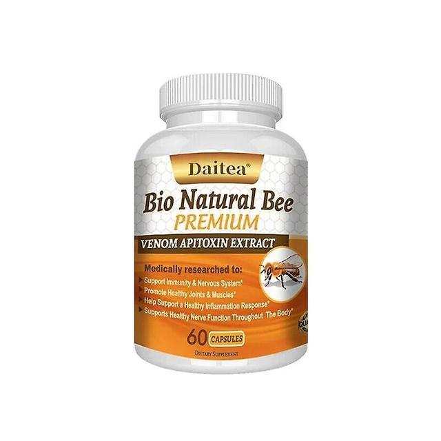 Vorallme Daitea Bee Venom Extract, Supports a Healthy Immune System, for Joints and Muscles, Non-GMO, 120 Capsules 60Count 3 bottles on Productcaster.