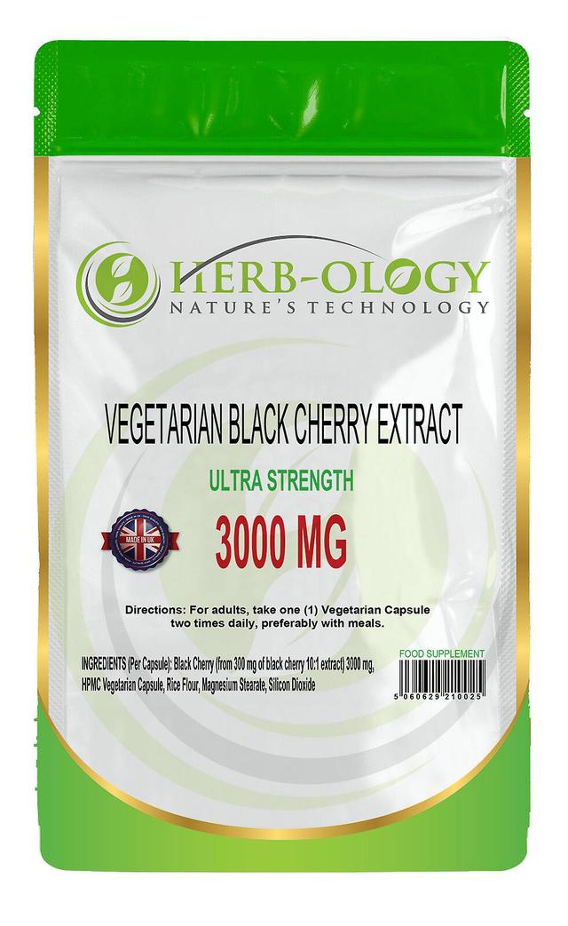 Herb-ology Black Cherry Extract (3000mg) 1 Pouch (90 Capsules) on Productcaster.