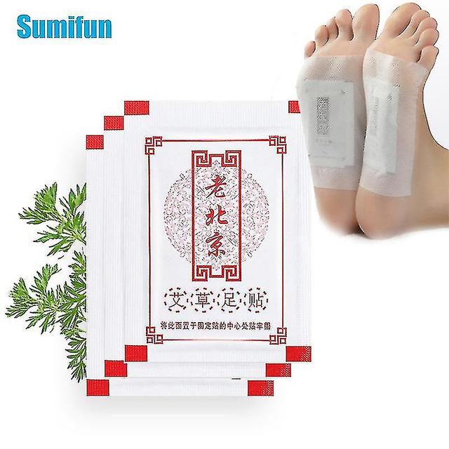 6bags Wormwood Extract Foot Patch Lose Weight Body Detox Improve Sleep Quality Ahesives Chinese Herbal Plaster Health Care C2040 on Productcaster.