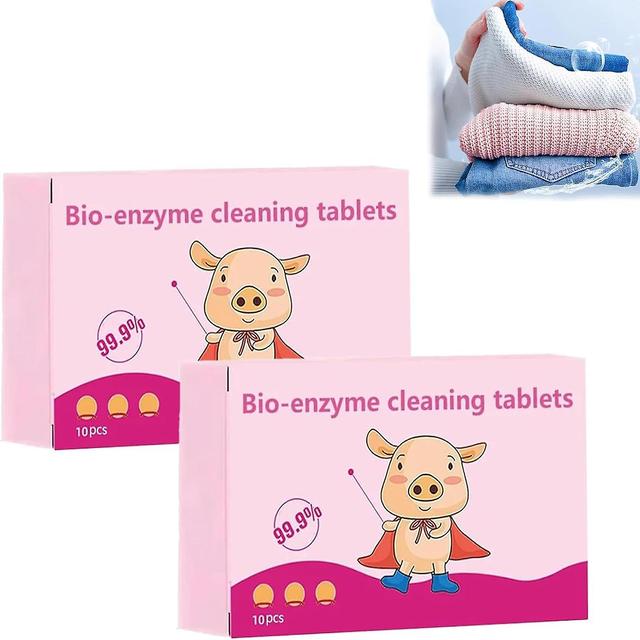 Lisade Multifunctional Bioenzyme Cleaning Tablets,bio-enzyme Explosive Salt, Multi-functional Dissolve Concentrated Cleaning Tablets 20 Pcs on Productcaster.